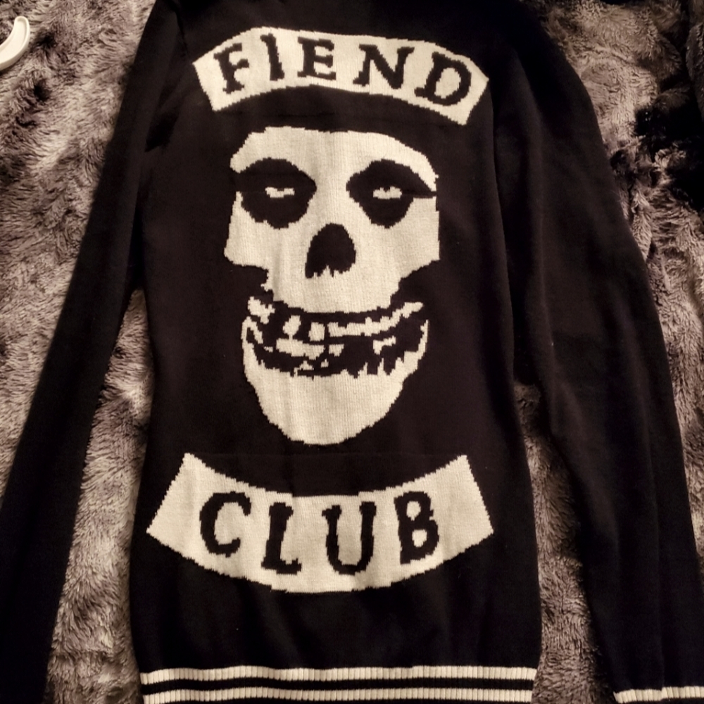 Misfits Fiend Club Varsity Cardigan